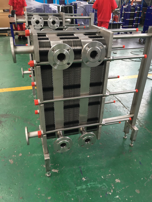 青岛瑞普特专业定制板式换热器-食品级不锈钢三段式板式换热器
