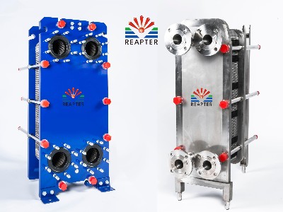 青岛瑞普特生产造纸厂废水处理余热回收板式换热器